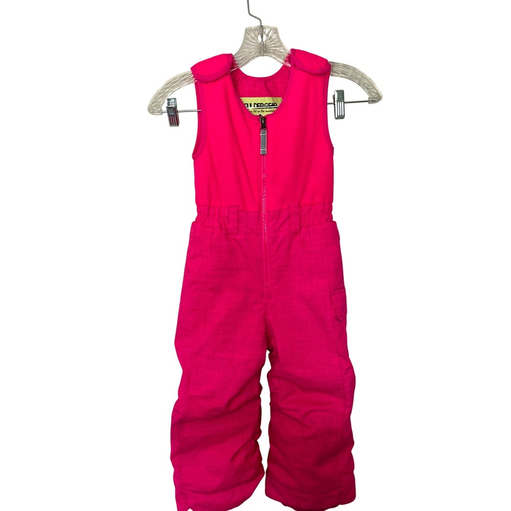 Boulder Gear Pink Kid's Snowsuit Size 4 Ski Snow Winter Girly Preppy